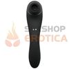 Midnight quiver Black succionador de clitoris negro con carga USB